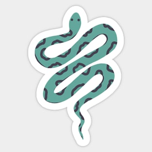 Green Snake Sticker